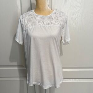 Elegant White Women's Top